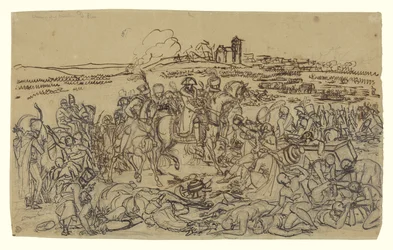 Napoleone sul campo di battaglia di Eylau