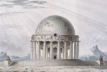 Progetto per una casa per un cosmopolita, 1783 (dettaglio)