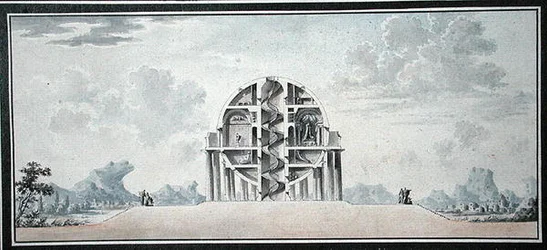 Progetto per una Casa per un Cosmopolita, 1783 (dettaglio)