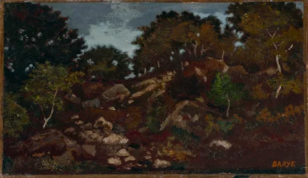 Rocce nella foresta di Fontainebleau