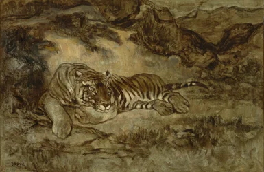 Tigre a riposo, c.1850-70