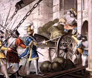 La Cattura di Chartres, inciso da Roger
