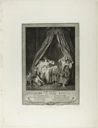 Innalzamento, da Monument du Costume Physique et Moral de la fin du Dix-huitième siècle
