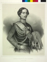Duca di Parma Carlo III (litografia)
