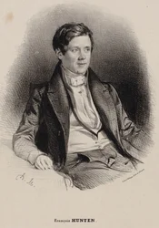 Ritratto del pianista e compositore Franz Hünten