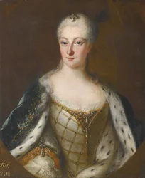 Ritratto di Henriette Maria di Brandeburgo-Schwedt 1702-1782