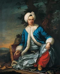 Ritratto di un Europeo in Costume Turco