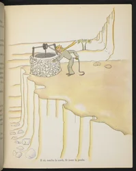 Il Piccolo Principe al pozzo, illustrazione da 