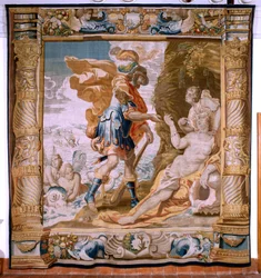 Serie Storia di Teseo: Teseo riceve l