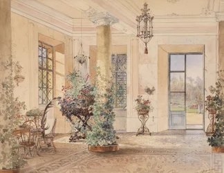 Sala Terrena in un castelletto
