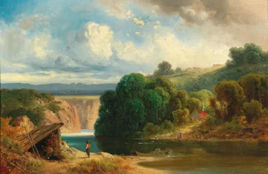A river valley
