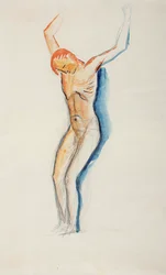 Anton Faistauer Studio sulla crocifissione r