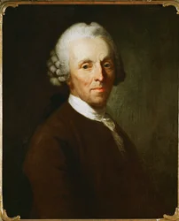 Christian Fuerchtegott Gellert, poeta e filosofo tedesco (olio su tela)