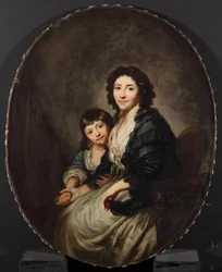 Elisabeth Sophia Augusta Graff, nata Sulzer (1753-1812) e sua figlia Caroline Susanne (1781-1828)