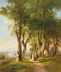 Nel giardino del convento