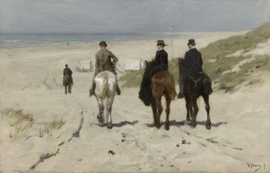 Passeggiata mattutina sulla spiaggia