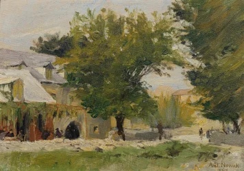 Locanda a Salona sulla strada per Glisse