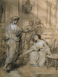 Augusto e Cleopatra, di Anton Raphael Mengs