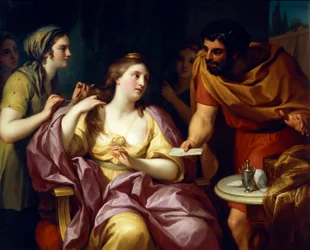 Semiramide Accoglie la Notizia della Rivolta di Babilonia
