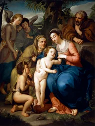 La Sacra Famiglia con Sant