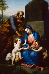 La Sacra Famiglia con il Bambino San Giovanni Battista