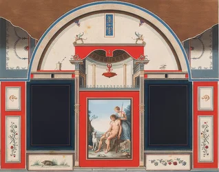 Pittura murale di una casa romana nell