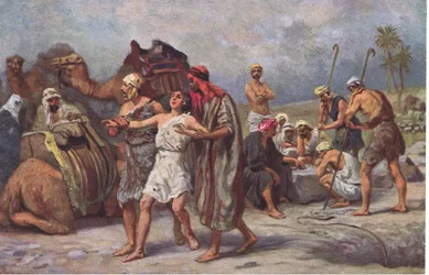 Giuseppe venduto dai suoi fratelli, da Hulbert