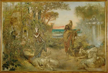 Circe e Ulisse ... (dipinto su tela)