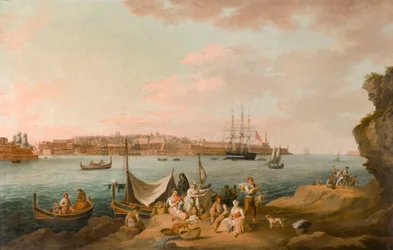 Scena del porto, Malta