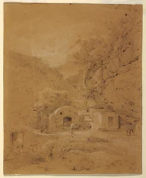 Veduta paesaggistica tra Napoli e Salerno