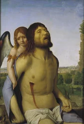 Il Cristo morto sorretto da un angelo