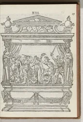 Seconda struttura decorata con scena: il principe scaccia Guerra e Discordia, 1577