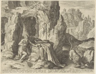 San Girolamo come penitente nel deserto