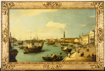 The Riva degli Schiavoni, Looking West, ca.1735 (oil on canvas)