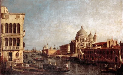 Veduta della Chiesa della Salute a Venezia