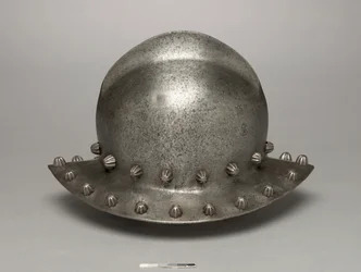 Cappello da guerra, o cappello da bollitore, c.1475-1500