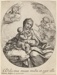 Vergine e Bambino su una nuvola