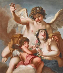 Zefiro, Flora e Cupido