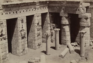 Medinet Habu: Chiesa Copta al centro del Tempio di Ramses III