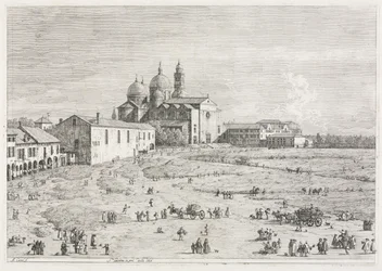 Vedute: Chiesa di Santa Giustina in Prà della Valle, Padova
