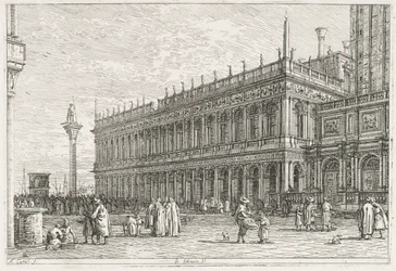 Vedute: La Biblioteca, Venezia