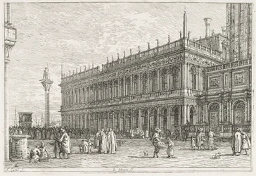 Vedute: La Biblioteca, Venezia, 1735-1746