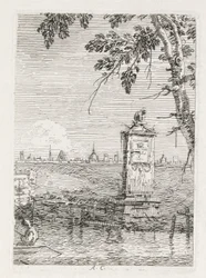 Vedute: Il piccolo monumento sotto un albero