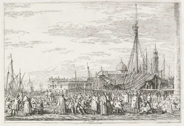 Vedute: Il Mercato sul Molo, 1735-1746