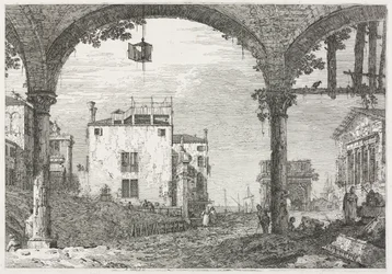 Vedute: Il portico con la lanterna