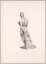 Aiace, vista di schiena, da Oeuvre de Canova