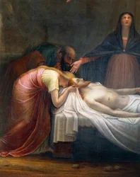 Compianto sul Cristo morto, di Antonio Canova, dettaglio