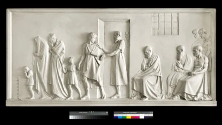 Socrate che lascia la sua famiglia