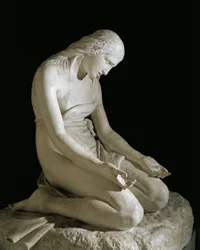 La Maddalena penitente, di Antonio Canova (1757-1822)