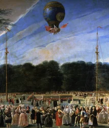 Ascesa di un pallone Montgolfier a Madrid 5 - luglio 1784